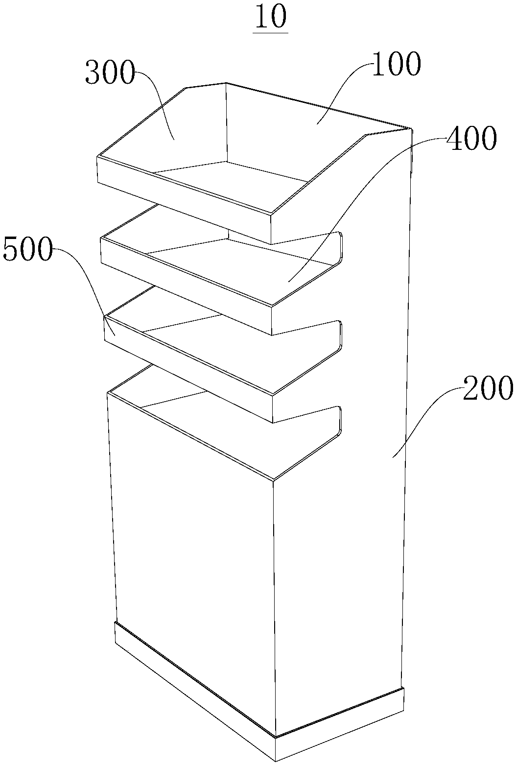 Portable display rack