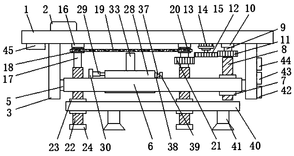 Adjustable moxa fumigating device for internal secretion clinic treatment