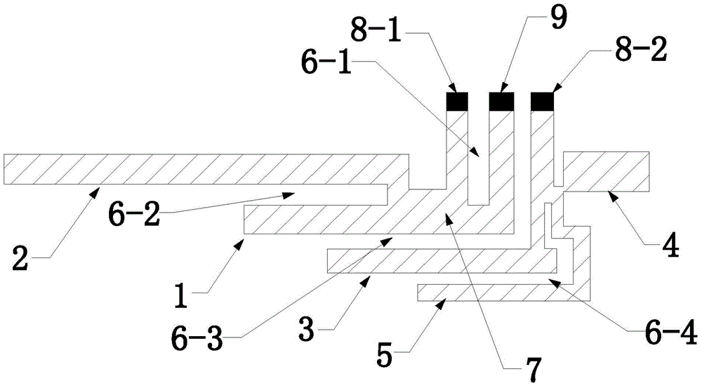 Multi-branch mobile terminal antenna and mobile terminal thereof