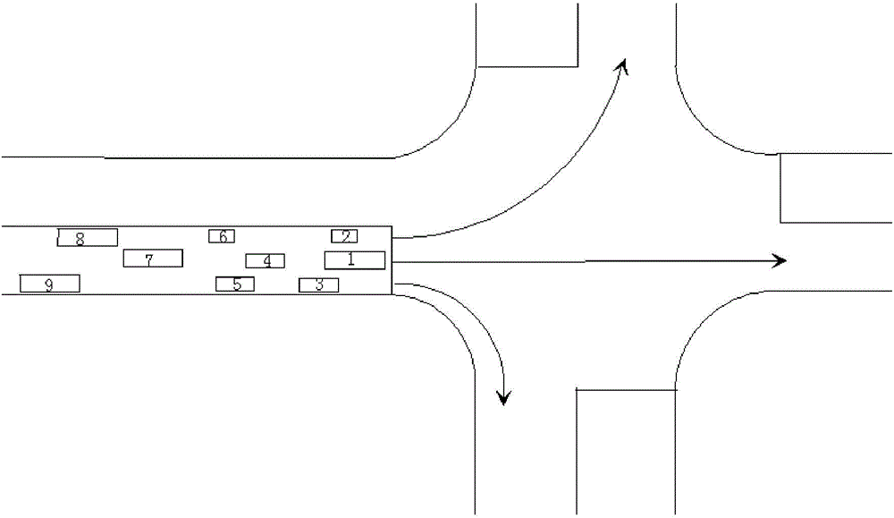 Safety driving control method through yellow light signal on intersection based on wireless technology