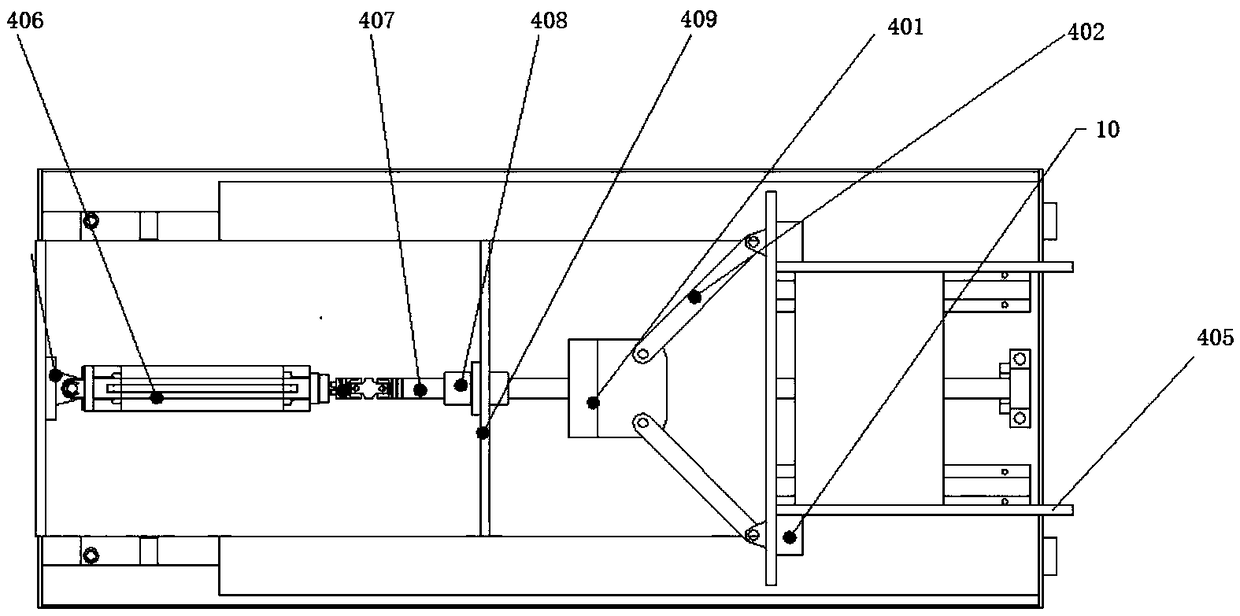 Transport vehicle with simple and convenient clamping function, and clamping method thereof