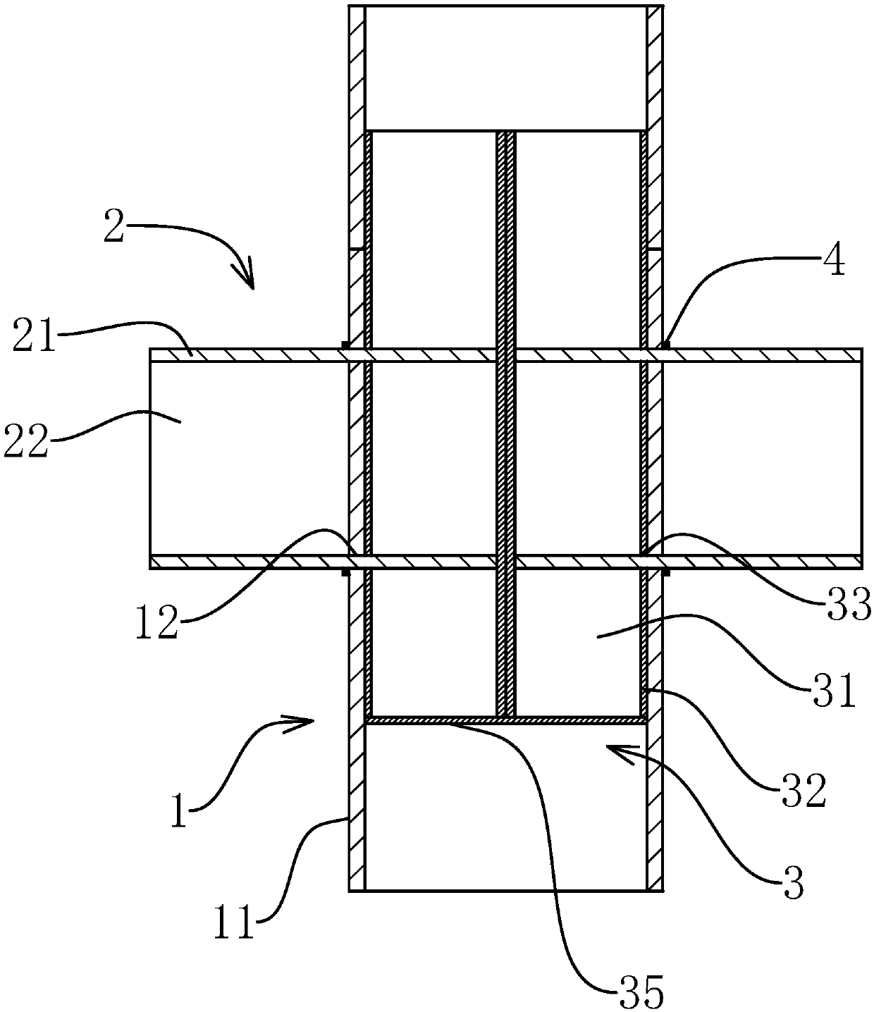 Internal reinforcing type beam column joint and mounting method thereof