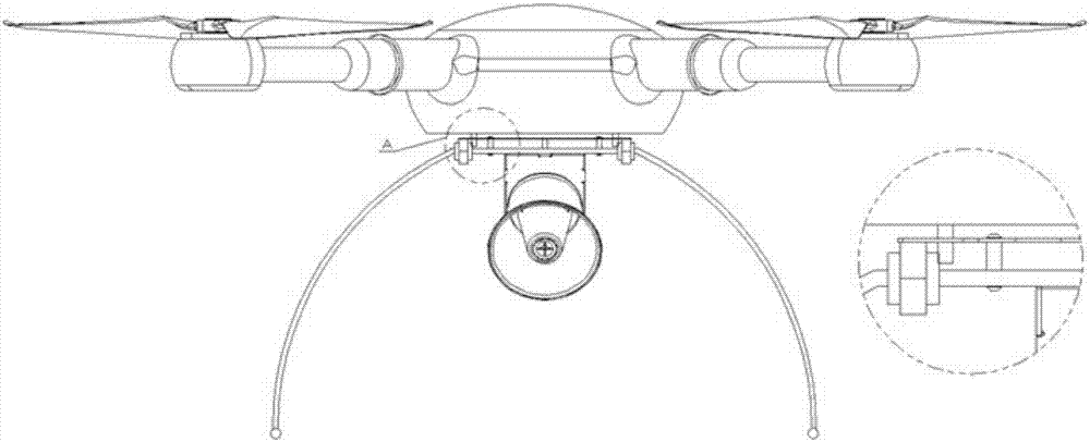 Rapid dismounting and mounting structure of functional modules of unmanned aerial vehicle and unmanned aerial vehicle