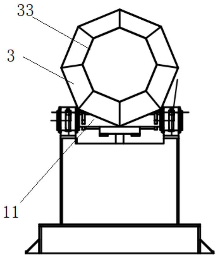 Drum-type cleaning alloy tooth polishing machine and polishing method thereof