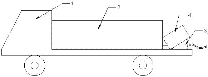 High-low-pressure hybrid watering cart