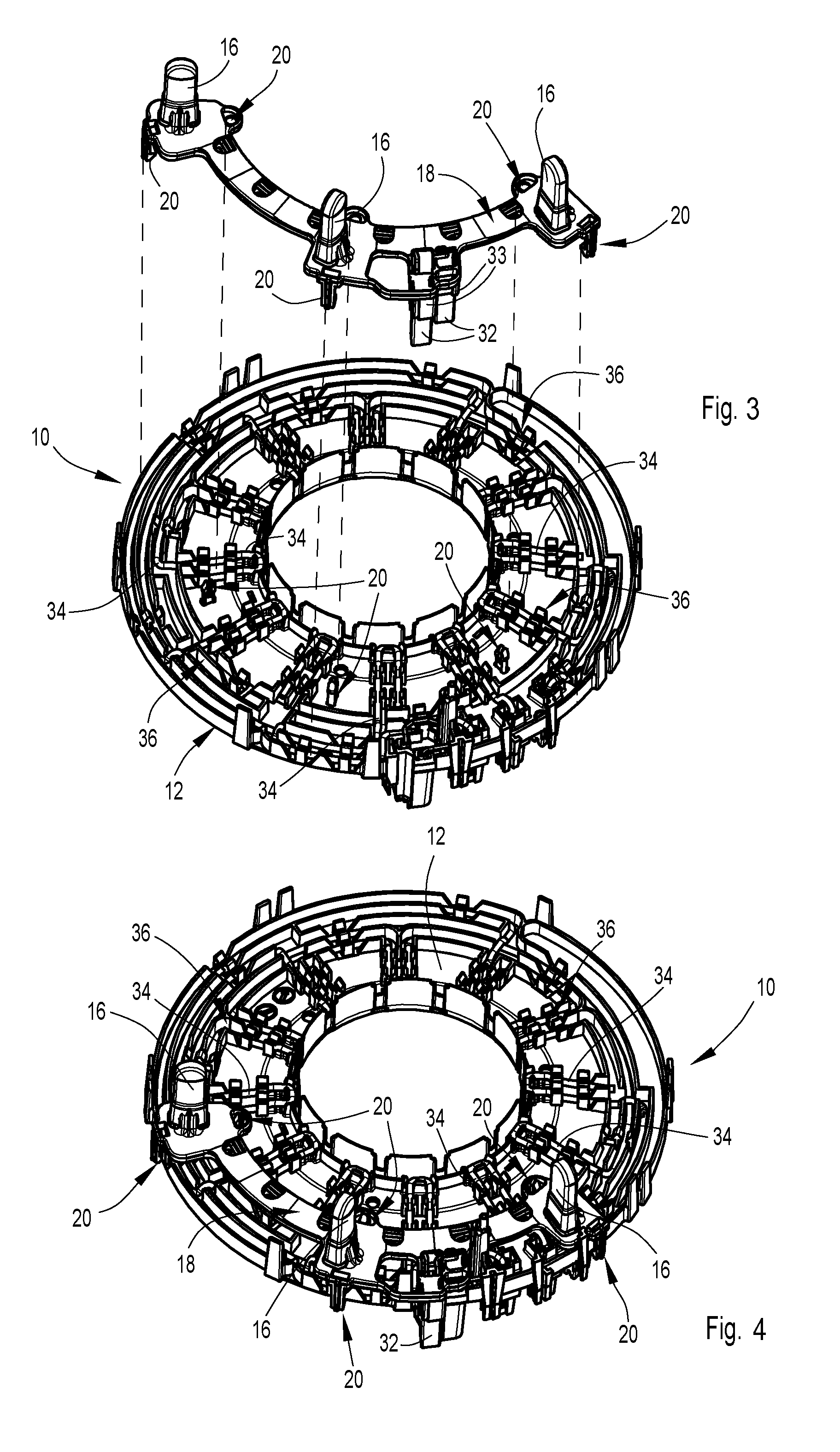 Stator arrangement for an electric motor