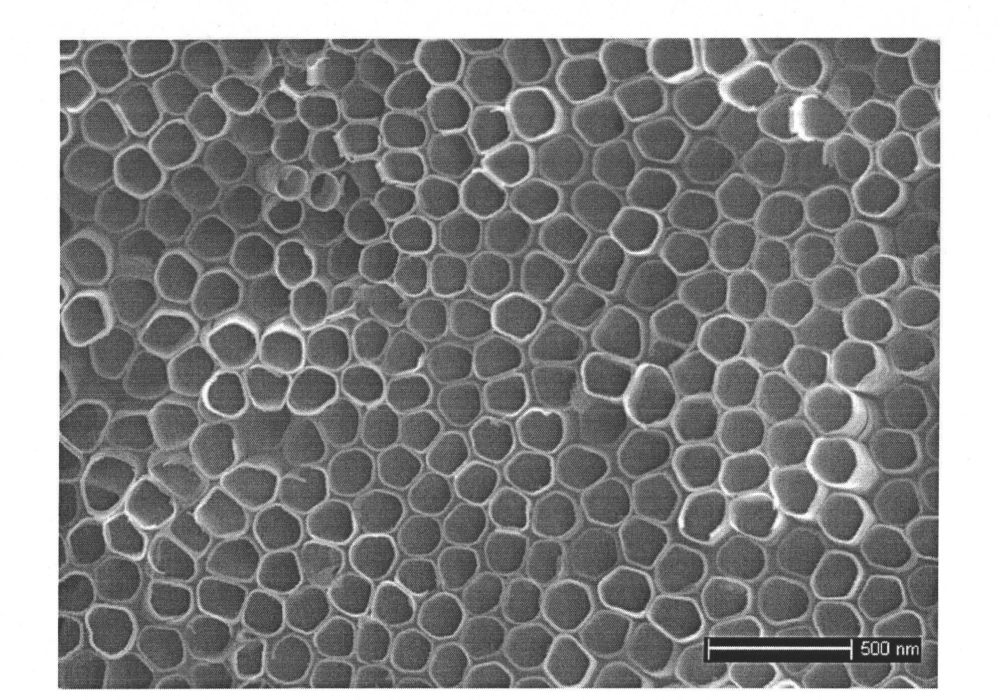 Coaxial heterojunction TiO2 nanotube array and preparation method thereof