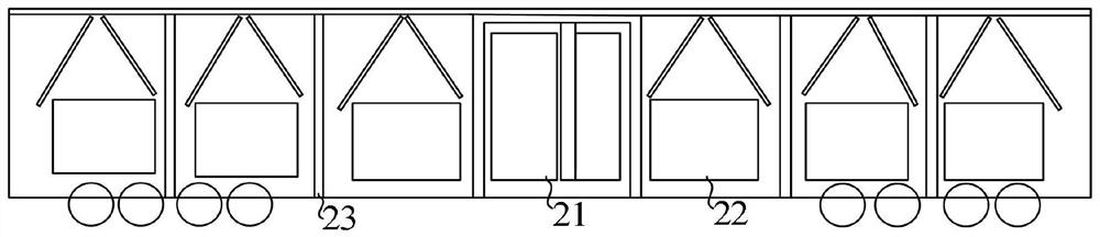 Freight train fault detection method and device and electronic equipment