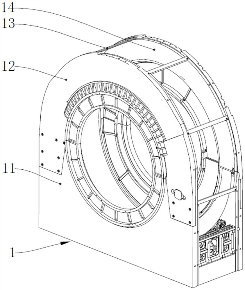 Full-ring complete machine device