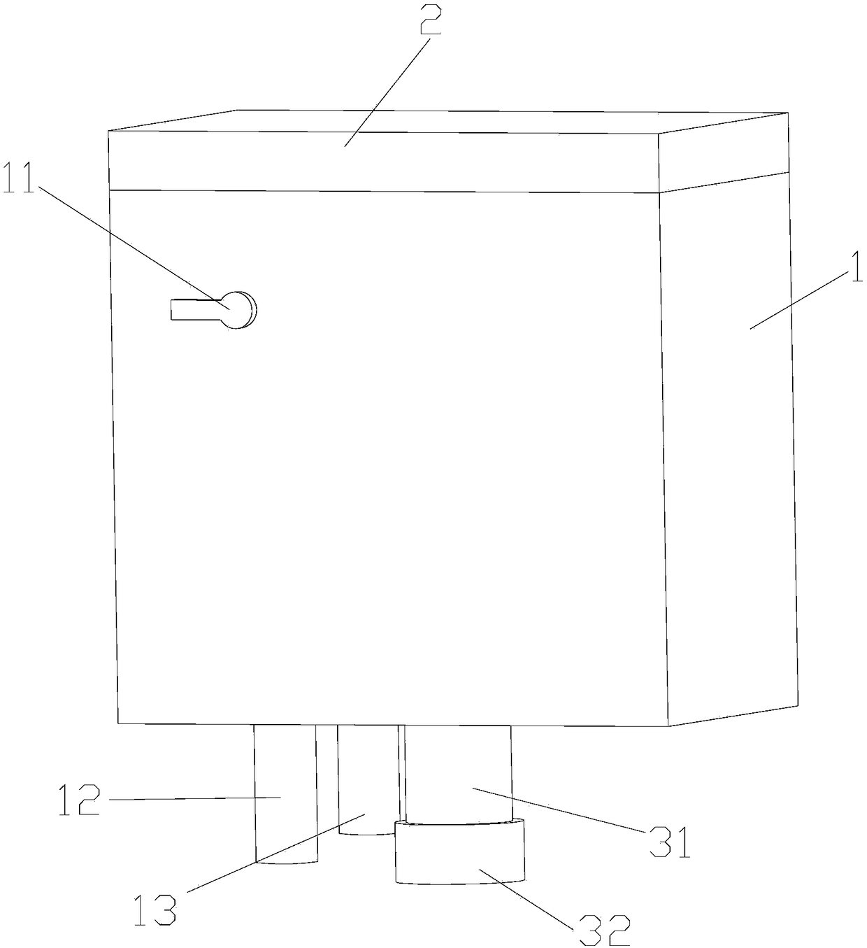 A toilet tank saving detergent