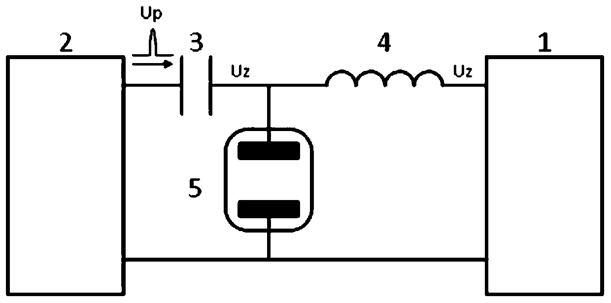 Aging device and method for vacuum interrupter with DC superimposed high-voltage pulse