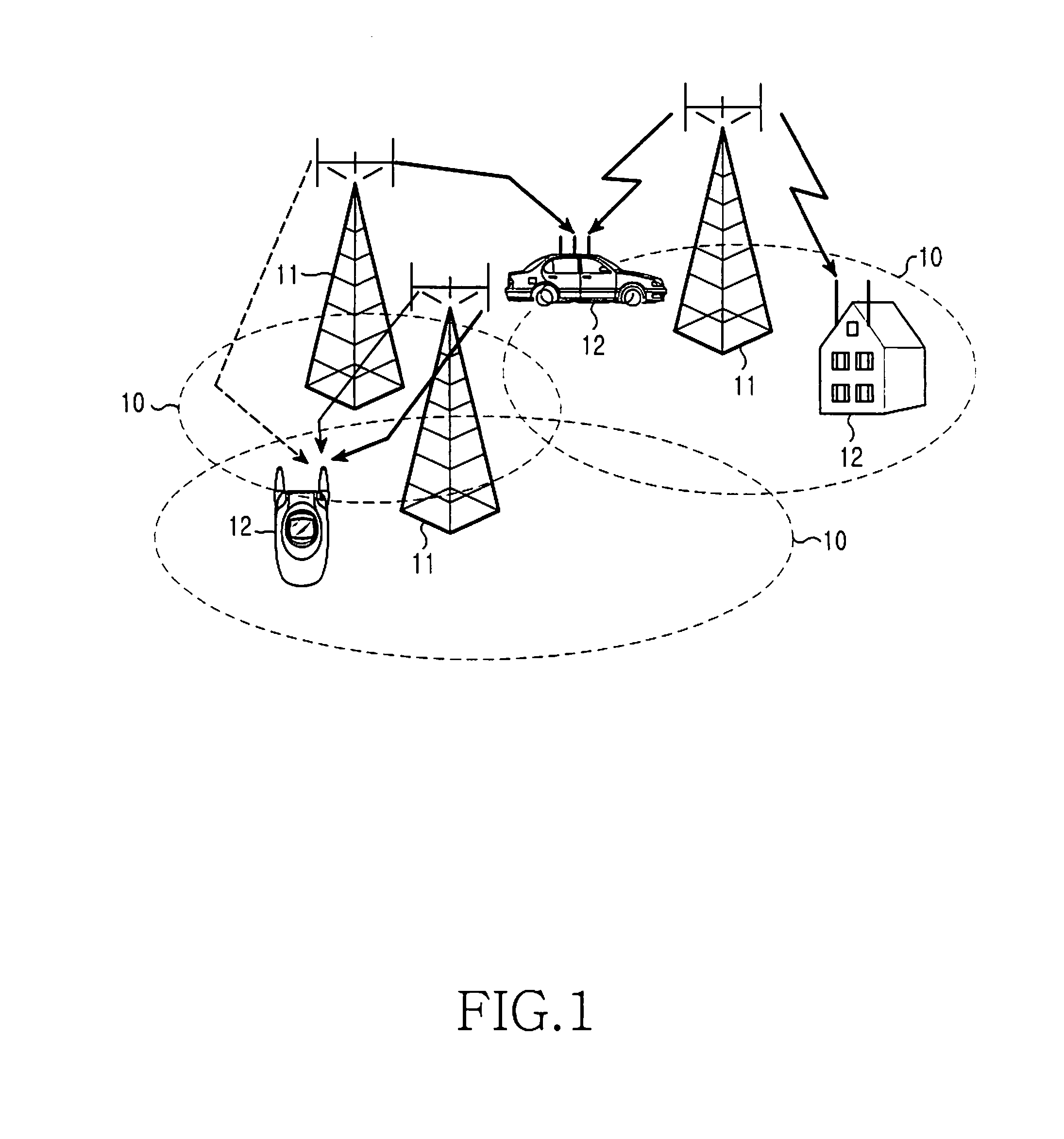 System and method for reselecting antennas in a cellular mobile communication system using multiple antennas