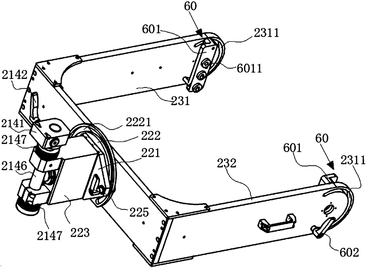 Clamping device for testing equipment