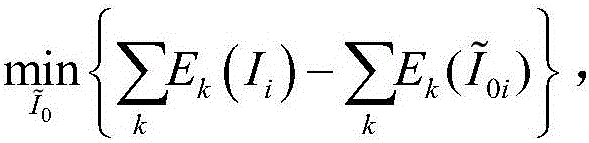 Image denoising method based on statistical local rank characteristics