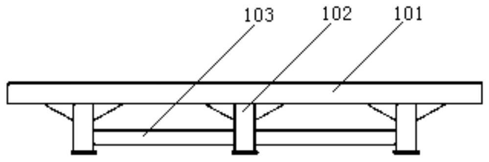 First and second position side positive assembly device for aluminum alloy subway type-A side wall