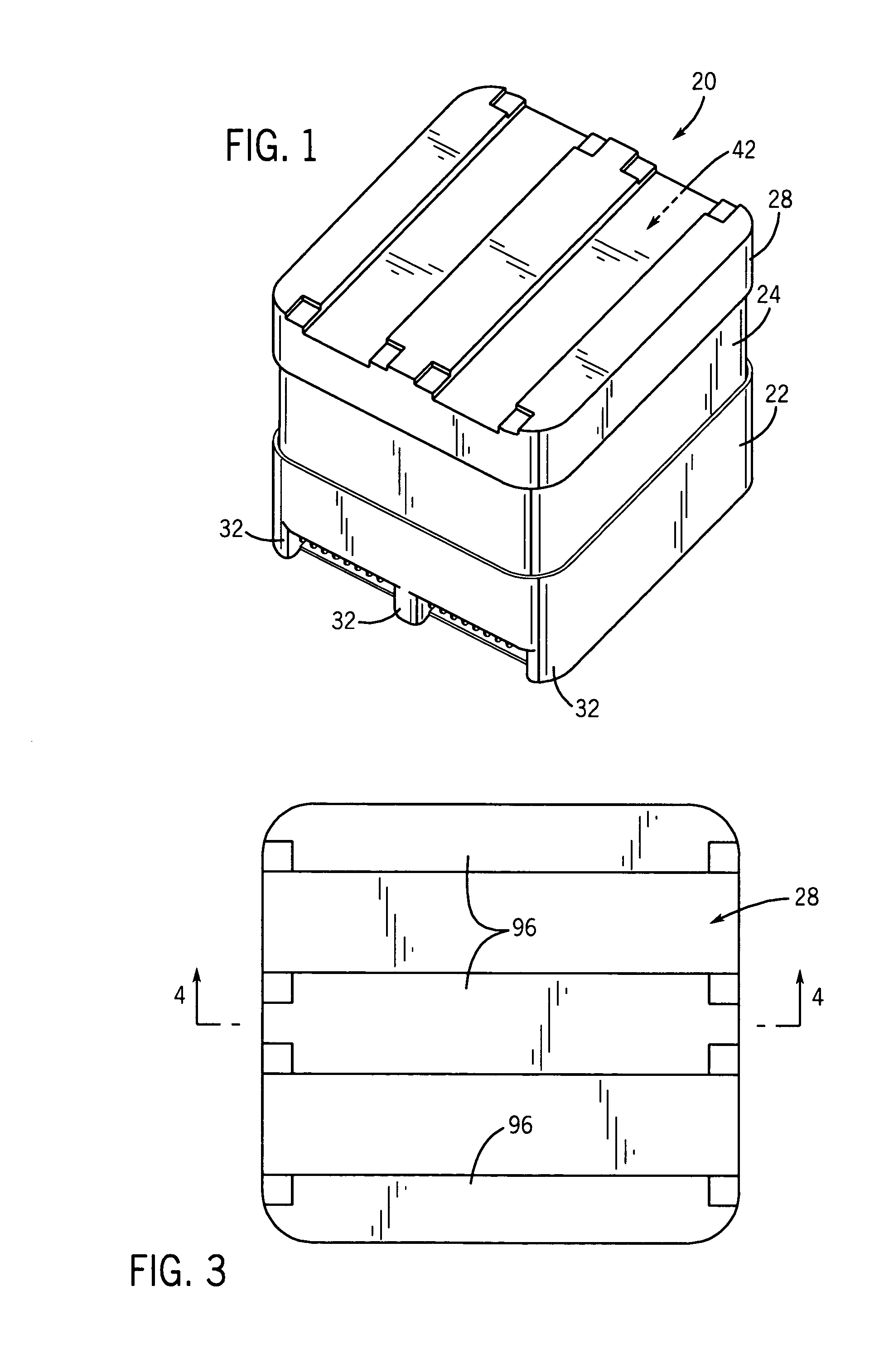 Bulk container with cap and pallet base