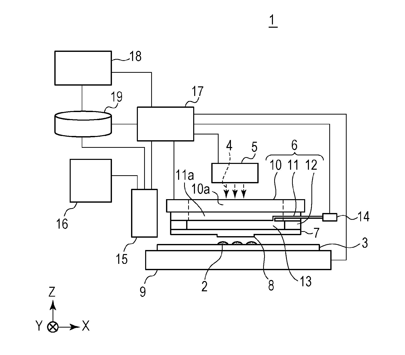 Imprinting apparatus, method of creating data on material distribution, imprinting method, and article manufacturing method