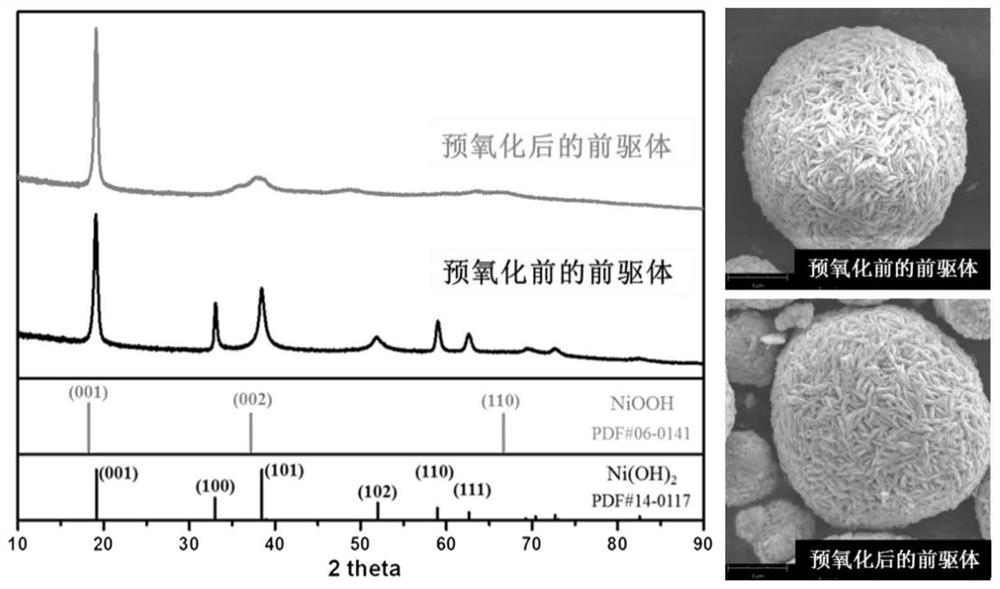 Preparation method of lithium ion battery high-nickel cathode material