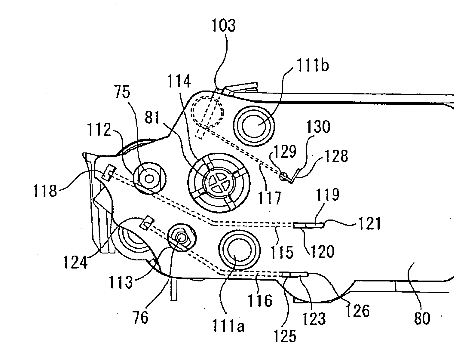 Developing unit and image forming device having the developing unit