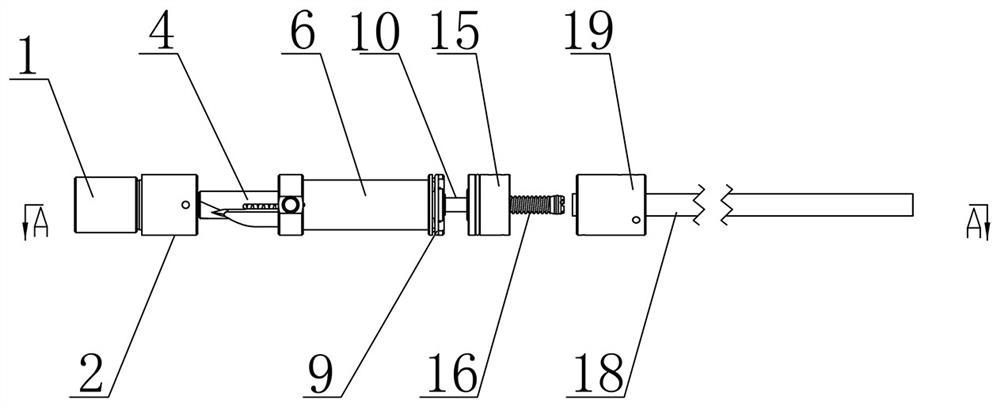 Soft bullet continuous launching device of toy gun and toy gun comprising launching device