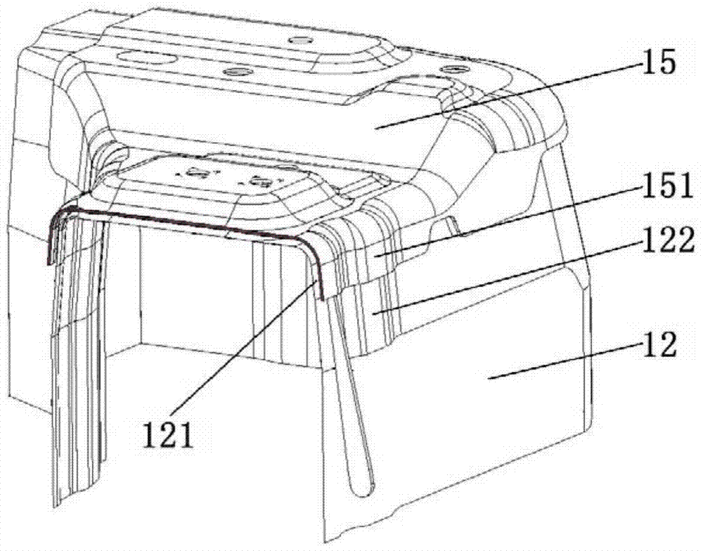 Surface difference detection tool and surface difference detection method of stamping parts