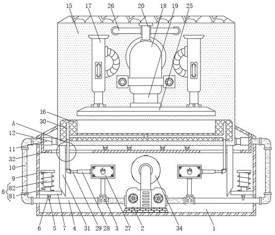 Preparation equipment of energy-saving and environment-friendly ecological composite wallboard