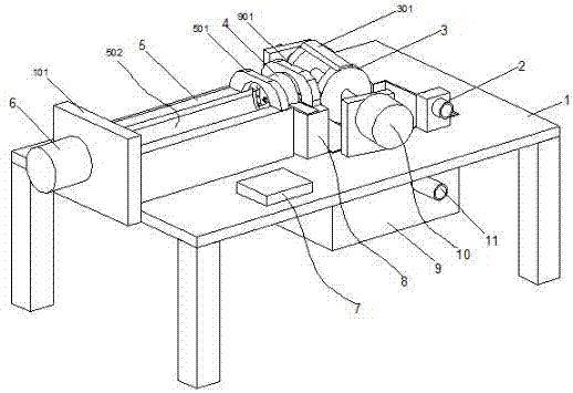 Raw cassava detoxicating device