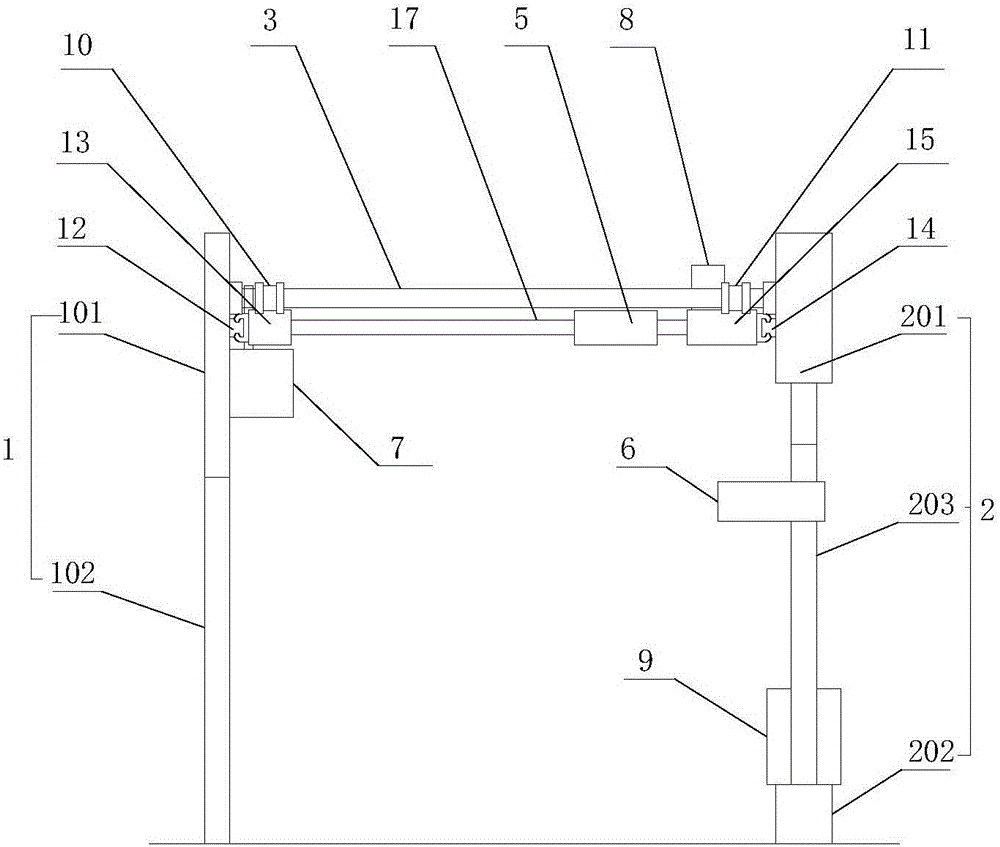 High-precision foldable 3D printing driving mechanism