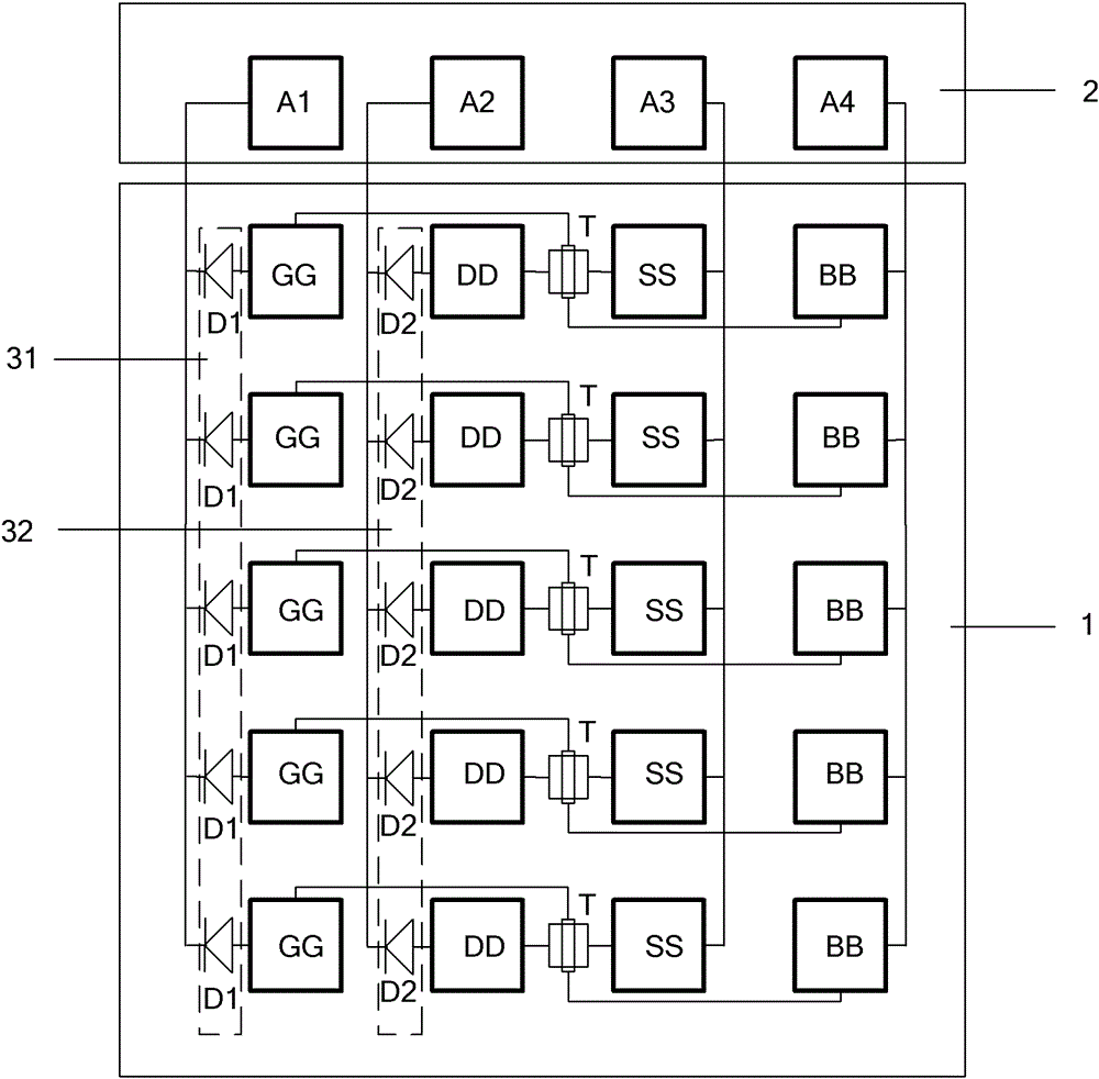 A test structure and test method for hot carrier effect of MOS device