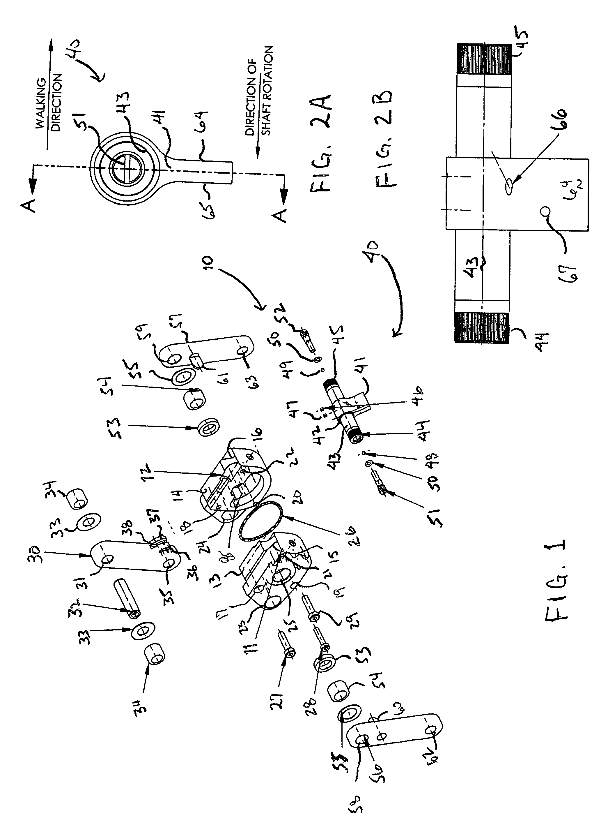 Prosthetic knee and rotary hydraulic chamber