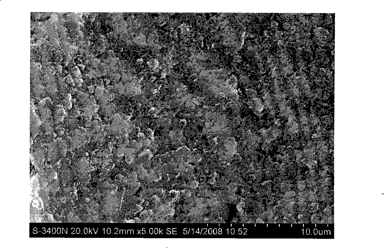 Production method of MgB2 block material doped with organic matter