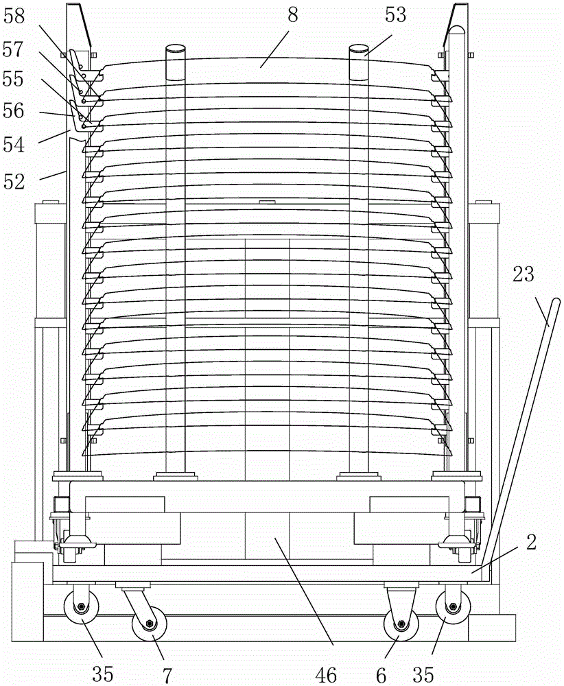 Car body top cover loading device