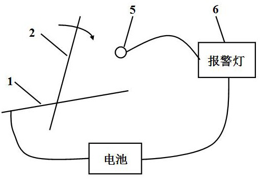 Wafer box electronic label power alarm device