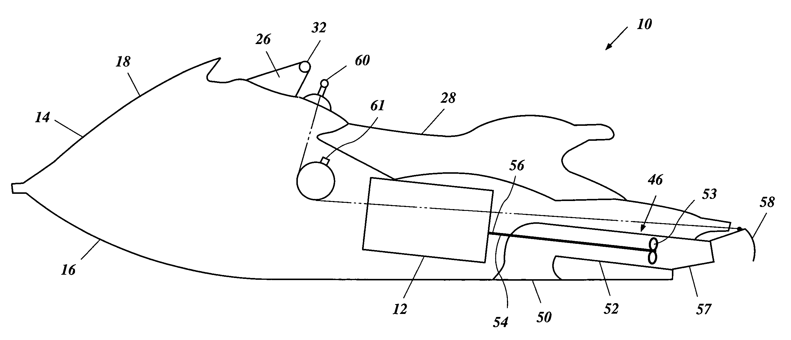 Engine control arrangement for watercraft