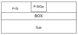 Method for forming silicon on insulator-SiGe heterojunction 1T-DRAM (1T-Dynamic Random Access Memory) structure on insulator and formed structure