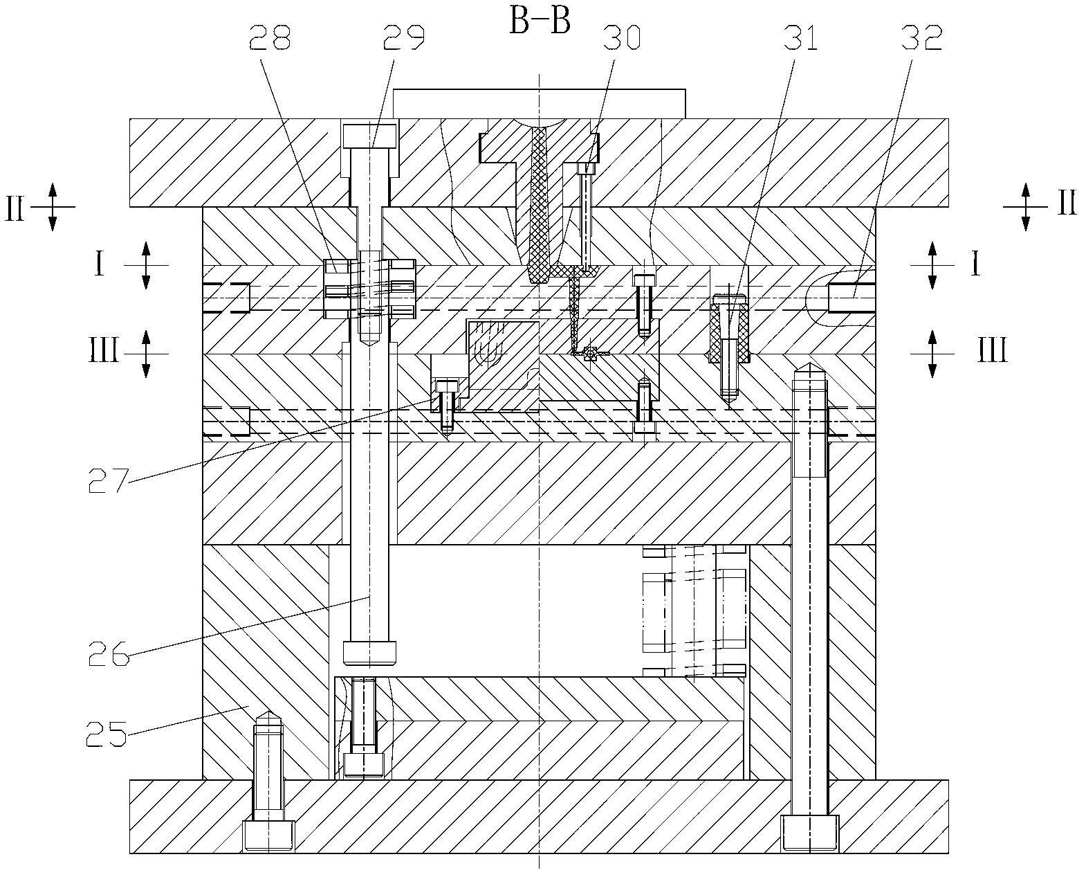 Injection mold of medical intervention catheter adapter