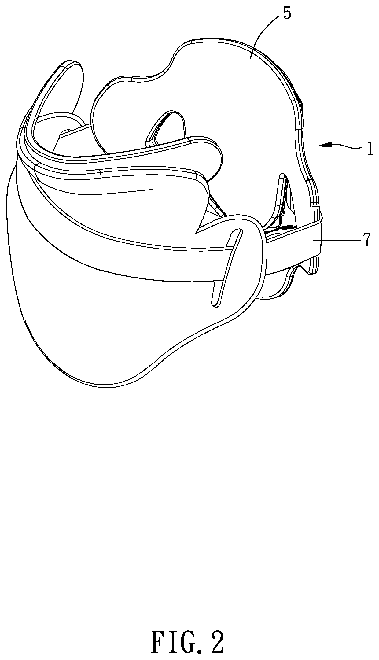 Rear sheet adjustment assembly of neck collar