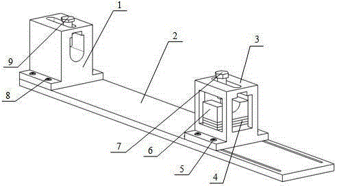 Adjustable Drive Half Shaft Constrained Modal Test Fixture