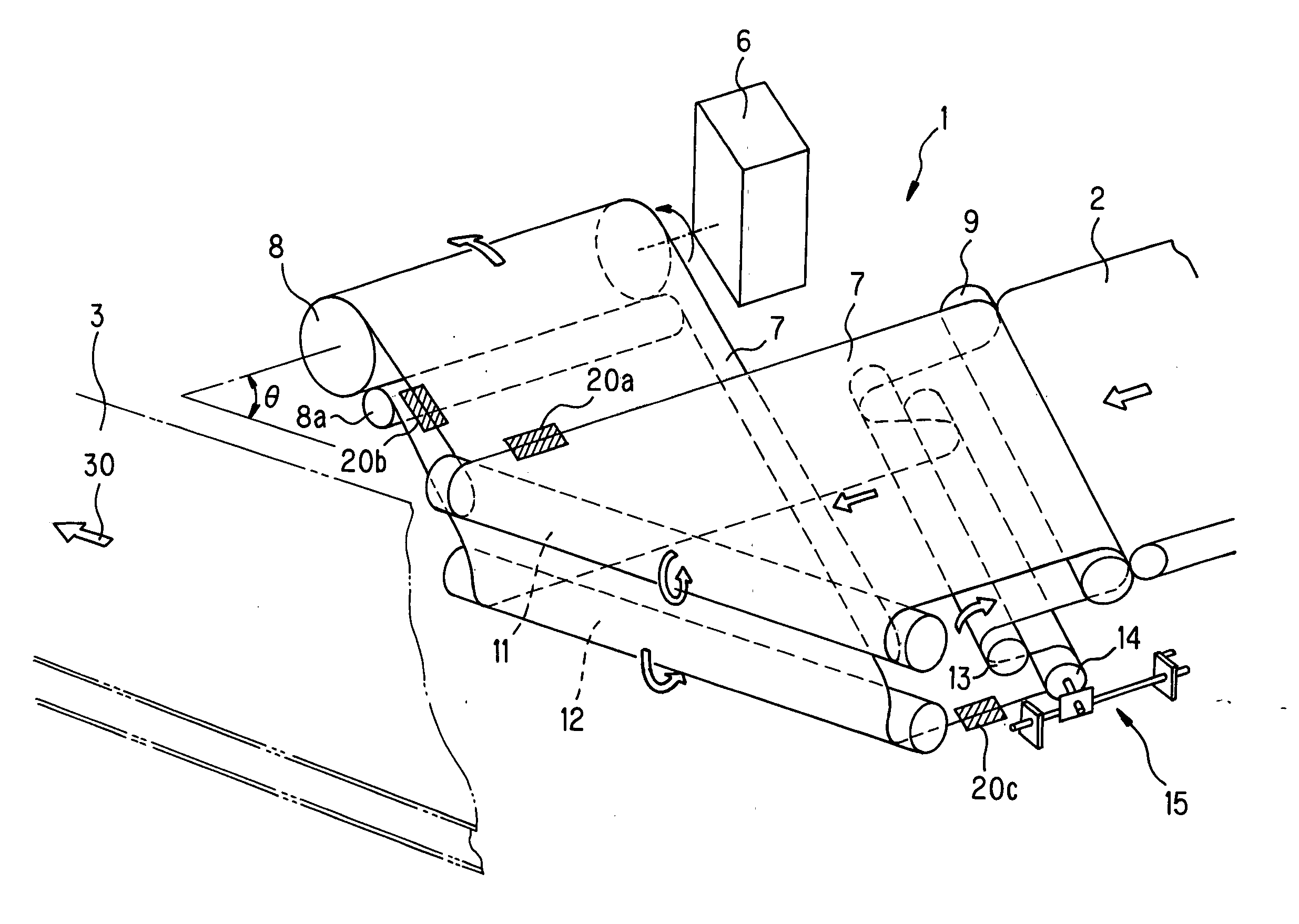 Belt junction conveyor