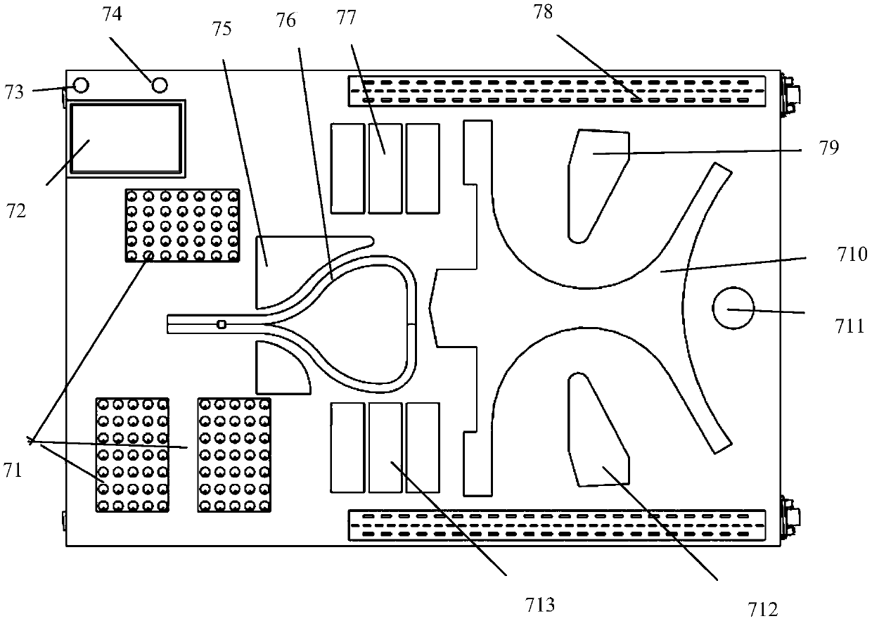 Airport apron pipe network constant pressure control system simulation device