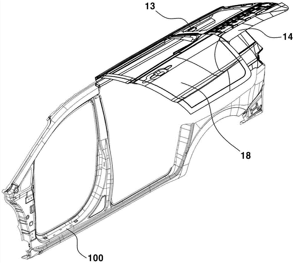 Gull wing door with slide door for vehicle