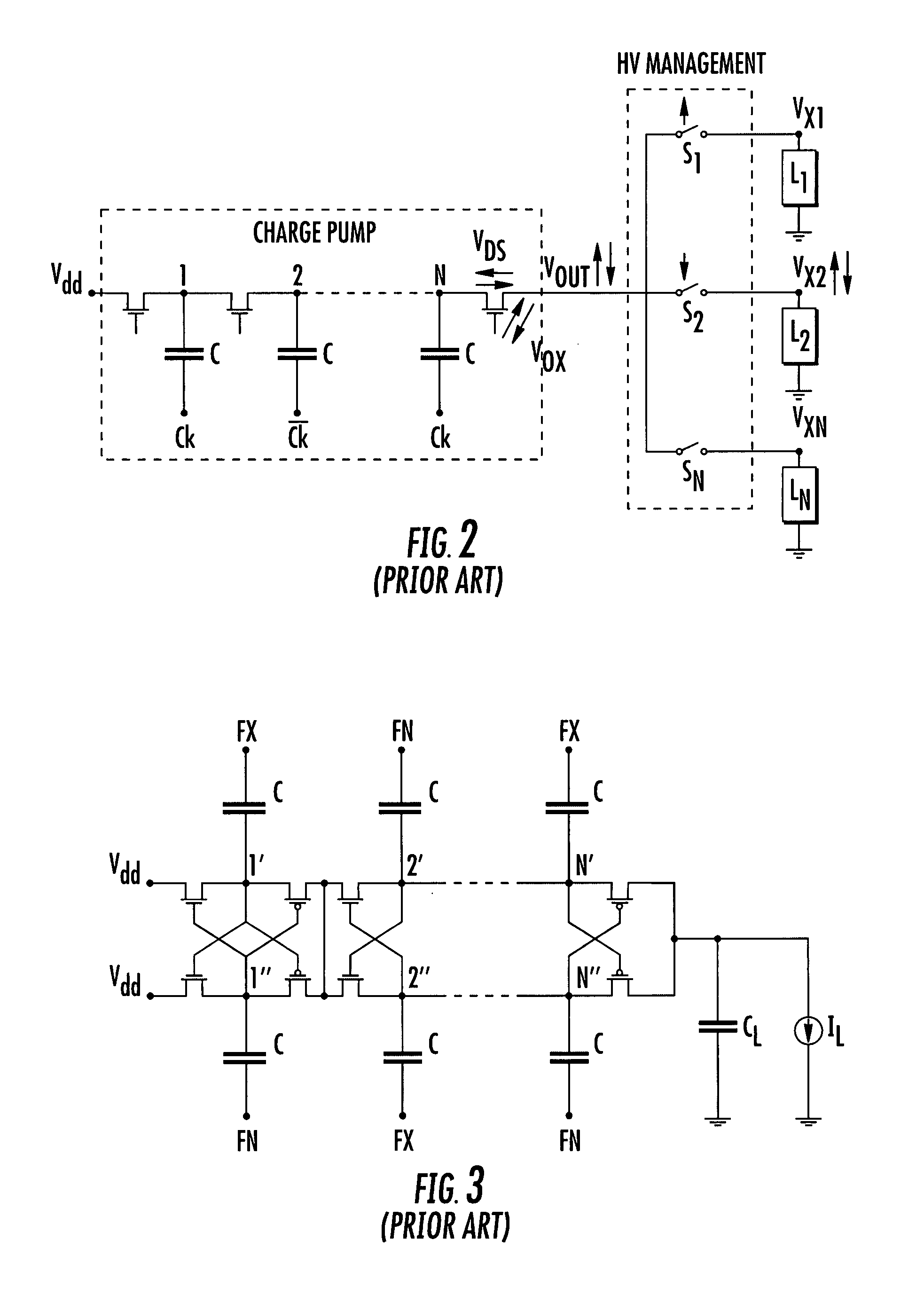 Multi-stage charge pump voltage generator with protection of the devices of the charge pump