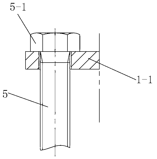 Roadbed slop vertical vibrating compacting device