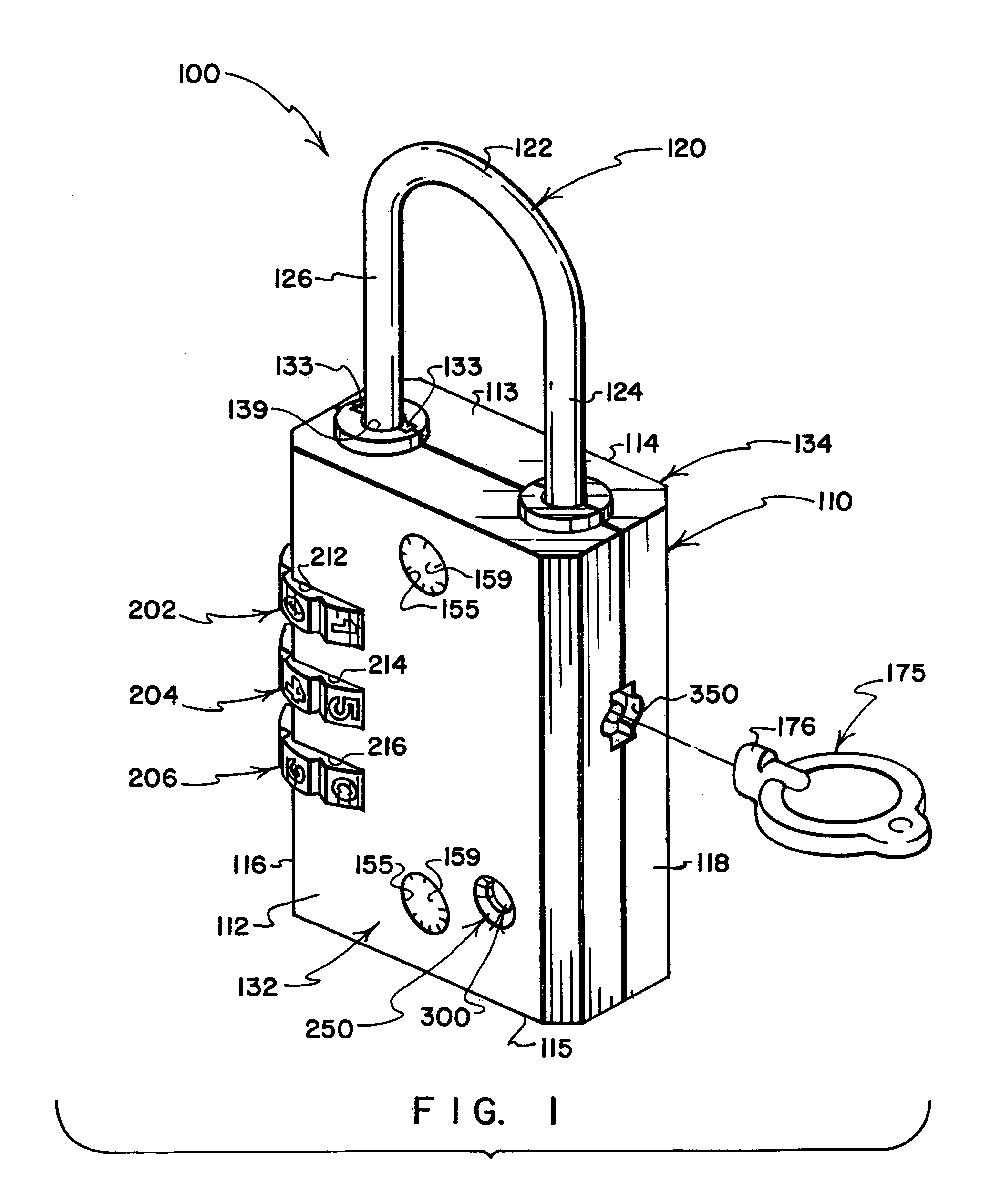 Combination and key operated padlock with indicator