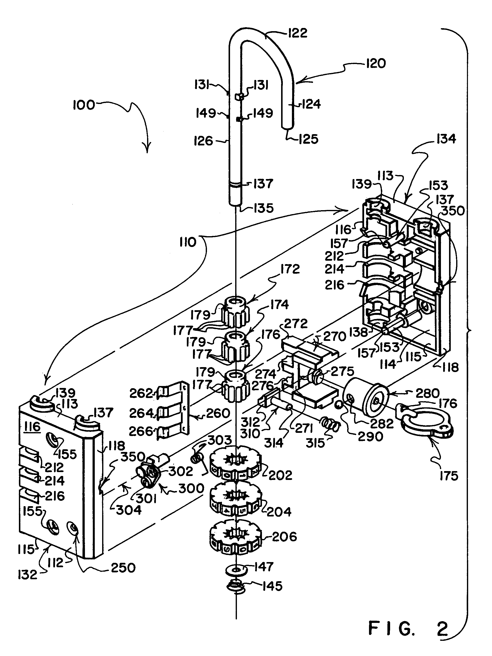 Combination and key operated padlock with indicator