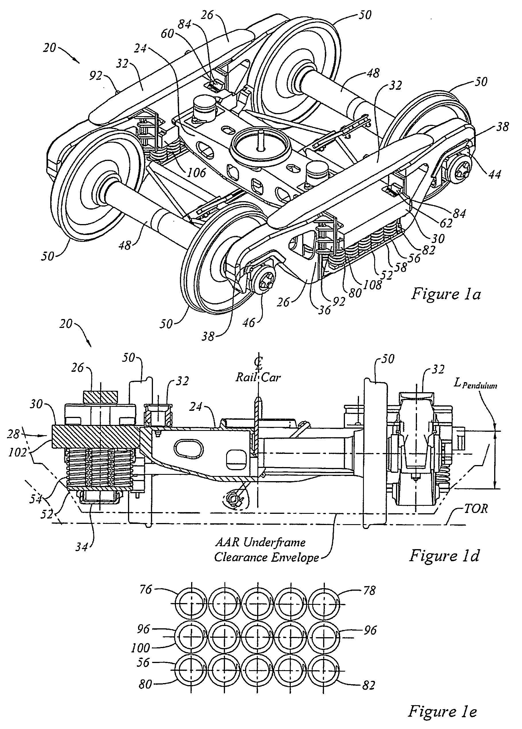 Rail road car truck