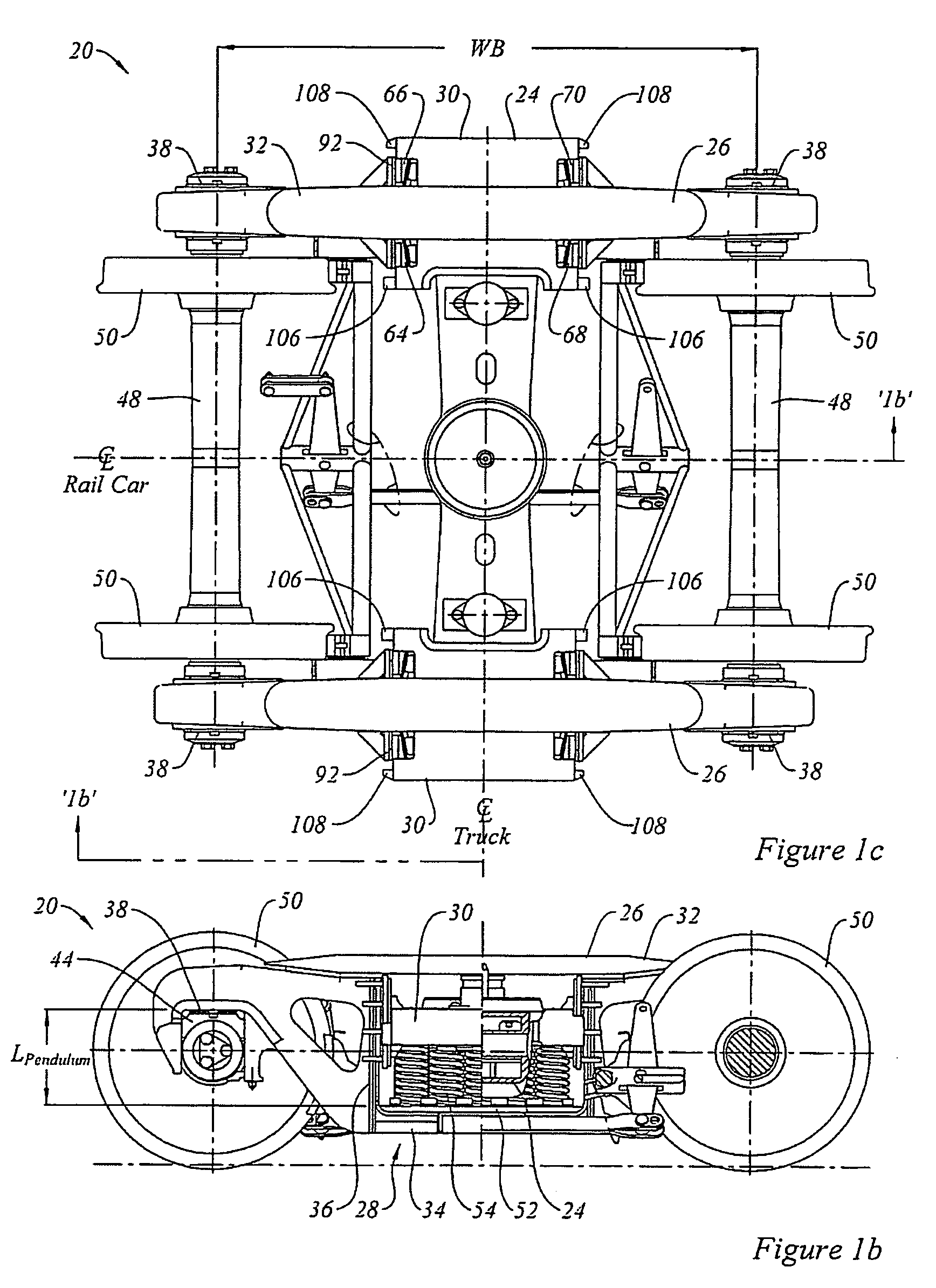 Rail road car truck