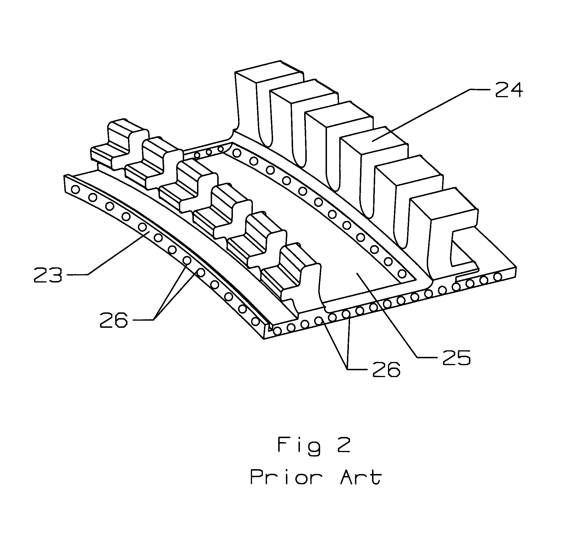 Turbine BOAS with edge cooling