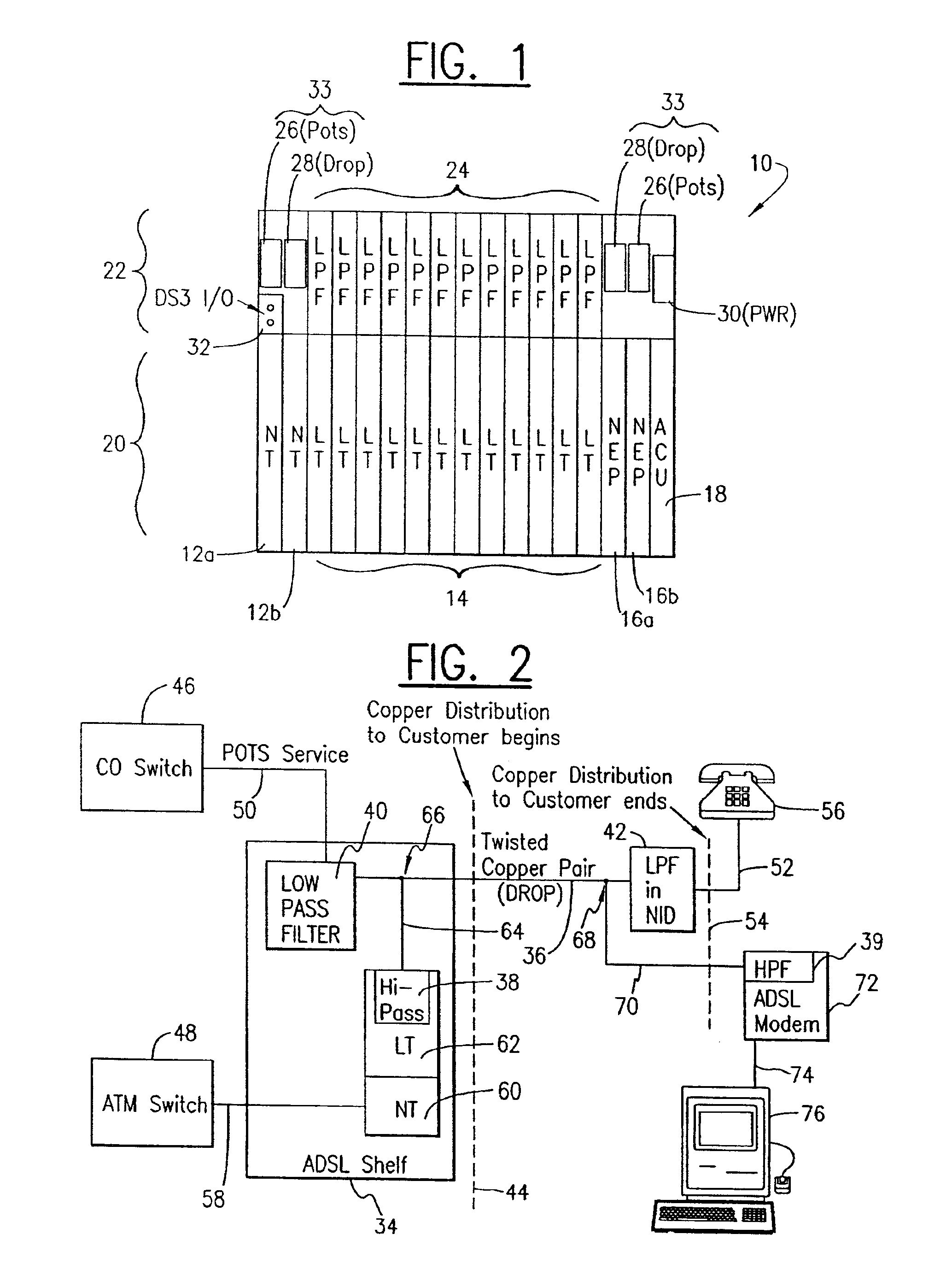 Telecommunications system and subscriber equipment therefor