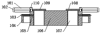 LED light source lens device